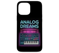 Analog Dreams Retro Synthwave Synth Keyboard Case for iPhone 13 Pro Max