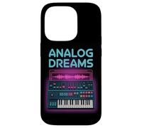 Analog Dreams Retro Synthwave Synth Keyboard Case for iPhone 14 Pro