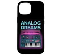 Analog Dreams Retro Synthwave Synth Keyboard Case for iPhone 15