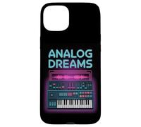 Analog Dreams Retro Synthwave Synth Keyboard Case for iPhone 15 Plus