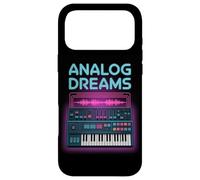 Analog Dreams Retro Synthwave Synth Keyboard Case for iPhone 17 Pro Max