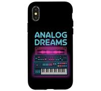 Analog Dreams Retro Synthwave Synth Keyboard Case for iPhone X/XS