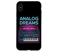 Analog Dreams Retro Synthwave Synth Keyboard Case for iPhone XS Max