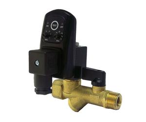 Analog electronic condensate drain 1/2'' 24V AC brass - ball valve - strainer