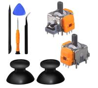 Analog Joystick Replacement Hole Set for P5 3rd Generation Controller Joystick with Screwdriver Tool for Repairing