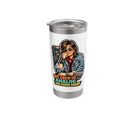 Analog Kid with Arcade & Cassette Moods Stainless Steel Insulated Tumbler