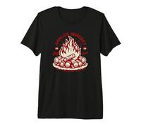 Analog Mindset in A Digital World Outdoors Camping Campfire Premium T-Shirt