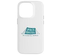 Analog Mindset In A Digital World Outdoors Camping Nature Case for iPhone 14 Pro