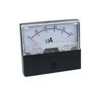 Analog Panel Meter, DH-670 UA Analog Microammeter And Voltmeter DC Multiple Ranges 50-1000uA 150A/75mV(50uA)