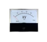 Analog Panel Voltage Gauge Volt Meter, 44C2 DC High Voltage Analog Panel Voltmeter 3-200KV 100uA(DC 10KV 100uA)
