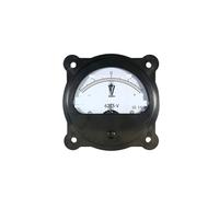 Analog Panel Voltage Gauge Volt Meter, Analog DC Voltmeter 62C5 Class 2.5 Multiple Voltage Ranges(DC -100V to 100V)