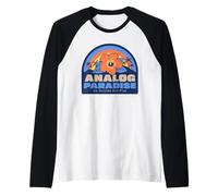 Analog Paradise Go Out and Play (Digital Detox Statement) Raglan Baseball Tee