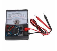 Analog Pointer Multimeter Multitester 2.5% Error 18 Grades 21 Ranges AC DC Voltage Current Testing Instrument for Electricians Radio Technicians and Teaching Applicat