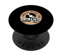 Analog Revival Club Vintage Vinyl Cassette Film PopSockets Adhesive PopGrip