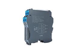 Analog Signal Isolator High Accuracy DC Signal Isolator 4-20mA to 0-10V 1in 1out Distribution Analog Galvanic Isolation Converter(2 input 2 output,0-10V OUTPUT_DC24V POWER SUPPLY_1-5V IUTPUT)