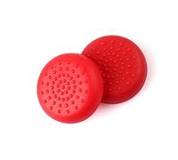 Analog Silicone Thumb Stick Grips Joystick Cap Cover for PS4 PS3 PS2 Xbox 360 Xbox One Game Controllers (Red)