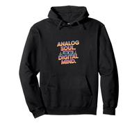 Analog Soul Digital Mind Retro Cassette Vibes Pullover Hoodie