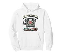Analog Soul in a Digital World Rotary Phone Nostalgia Pullover Hoodie