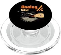 Analog Soul Music Retro Sound Vinyl Record Lover PopSockets PopGrip for MagSafe