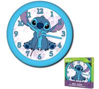 Analog Stitch Wall Clock Quartz Clock Mechanism Built-in Hook At Back for Easy Hanging, Non Ticking Moder Quartz for Kids, Birthday Presents for Girls Living Room, Bedroom, Kitchen