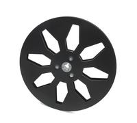 Analog Tape Reel 7 Inch 8 Hole Metal Take-Up Accessory with Open-Face Hub for Transfer Archive Recorder Use Recorder Accessory Analog Reel Archive Transfer, Black