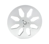 Analog Tape Reel 7 Inch 8 Hole Metal Take-Up Accessory with Open-Face Hub for Transfer Archive Recorder Use Recorder Accessory Analog Reel Archive Transfer, Silver