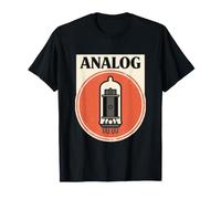Analog Vacuum Tube Retro Audio Electronics Engineer Design T-Shirt