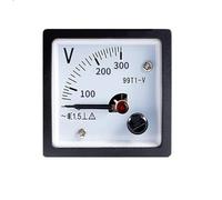 Analog Voltmeter, 99T1-V Pointer Analog AC Voltmeter 48x48mm Multiple Voltages(250V)