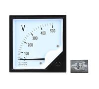 Analog Voltmeter AC 0-500V Rectangular Class, Square Panel Volt Voltage Meter, Rectangle Analog Volt Panel Meter Gauge for Electronic Control Devices