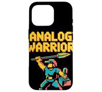 Analog Warrior Pop Culture Retro Video Game Case for iPhone 16 Pro