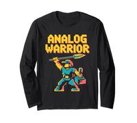 Analog Warrior Pop Culture Retro Video Game Long Sleeve T-Shirt