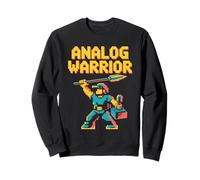 Analog Warrior Pop Culture Retro Video Game Sweatshirt
