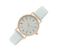 Analog Watch - PU Leather 3.2cm | Ladies Watches with Movement, Waterproof Design with Adjustable Strap, Casual Fashion, Women's Watches | for Daily Use, Profession, White., Se référer au