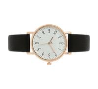 Analog Watch - PU Leather 3.2cm | Ladies Watches with Movement, Waterproof Design with Adjustable Strap, Casual Fashion, Women's Watches | for Daily Use, Profession, Black, Se référer au