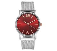 Analog Watch Strap Fashion Watch Ladies Women's Mesh Women's Watch Talking Watches for The Blind Women (G, One Size)