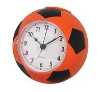 Analogue Alarm Clock - Retro Metal Desk Clocks Elegant Retro Look Round Digital LCD Clock | Earth Alarm Clock for Table, Fireplace and Bedside