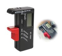 Analogue Battery Tester, Magnetic Battery Tester Universal Battery Checker for AA AAA C D 9V and 1.5V Button Cell Batteries, with Easy-to-Read Display, No Power Source Required, Portable and Durable
