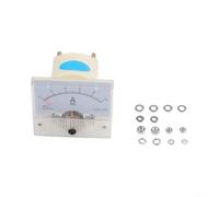 Analogue Multi Tester 85C1 DC Ammeter Voltmeter Gauge 0-5A 0-30V Round Panel Meter for Auto Circuit(0-10A)