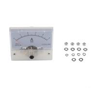 Analogue Multi Tester 85C1 DC Ammeter Voltmeter Gauge 0-5A 0-30V Round Panel Meter for Auto Circuit(0-5A)