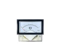 Analogue Panel Meter, 85C17 DC Analog Panel Voltmeter 10-100kV 100uA 40x70mm Class 2.5(DC 20kV 100uA)