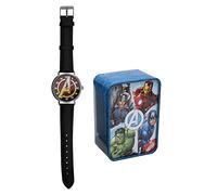 Analogue Quartz Wrist Watch for Kids 25cm of Avengers Character with Adjustable Strap - Round Dial Kids Watch, Best Gift for Boys 4+ Years