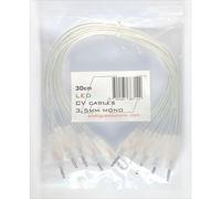 Analogue Solutions LED CV Cable 30 cm Patch Cables with Light-Emitting Plugs (Pack of 5)