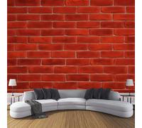 ANALTIRCE Mural Photo Wallpaper 3D Simple Brick Wall Non-Woven Premium Art Print Wall Retro Street Geometric Mural Home Bedroom Living Room Poster Decoration Poster Wall Covering 200×150cm