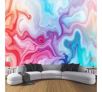 ANALTIRCE Mural Wallpaper Ripple Marble Mural Photo Wallpaper Bedroom Living Room 250×175cm Non-Woven Premium 3D Effect Abstract Fluid Swirl Print Wall Art for Hallway