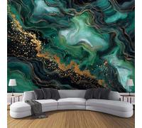 ANALTIRCE Mural Wallpaper Swirl Graffiti Mural Photo Wallpaper Bedroom Living Room 100×70cm Non-Woven Premium 3D Effect Abstract Marble Print Wall Art for Hallway