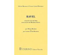 Analyses Des Oeuvres Pour Piano de Maurice Ravel