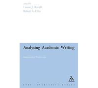 Analysing Academic Writing: Contextualized Frameworks (Open Linguistics)