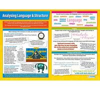 Analysing Language & Structure | English Posters | Gloss Paper measuring 850mm x 594mm (A1) | Language Classroom Posters | Education Charts by Daydream Education