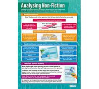 Analysing Non-Fiction | English Posters | Laminated Gloss Paper measuring 850mm x 594mm (A1) | Language Classroom Posters | Education Charts by Daydream Education