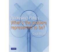 Analysing Policy: What's the problem represented to be? – Pearson Education
